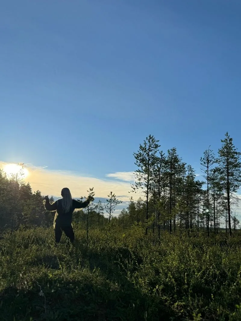WILD TRAILS - Suon Sykkeessä aktiviteetti Suorähinä suon mättäillä