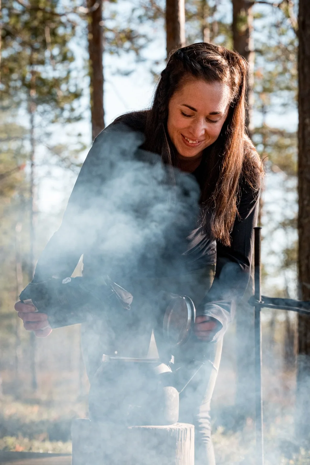 Wild Trails - pot coffees are cooked on the campfire
